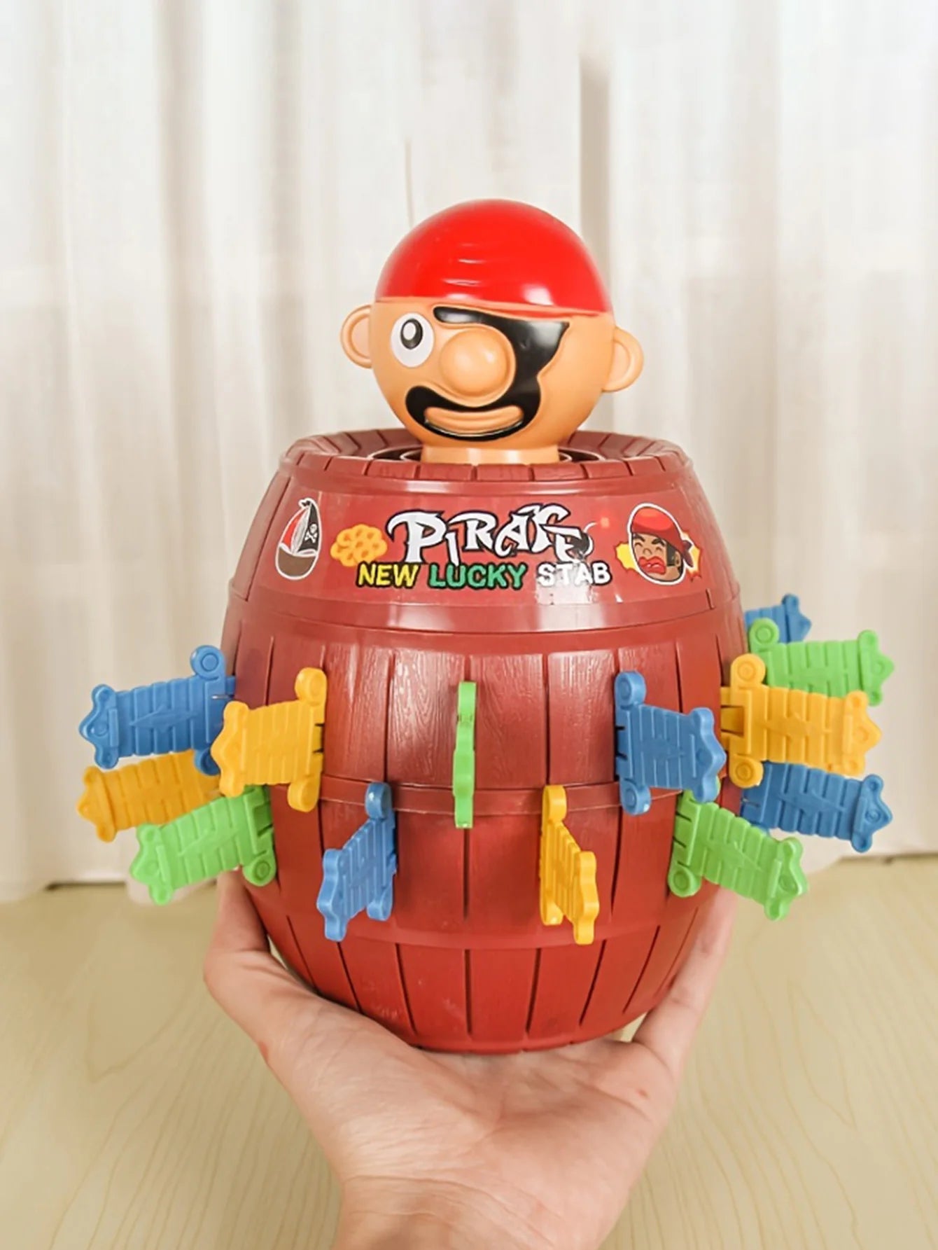 CowLost | product_id-pirate-bucket-interactive-childrens-toy-board-game-prank-sword-insertion-wooden-bucket |13