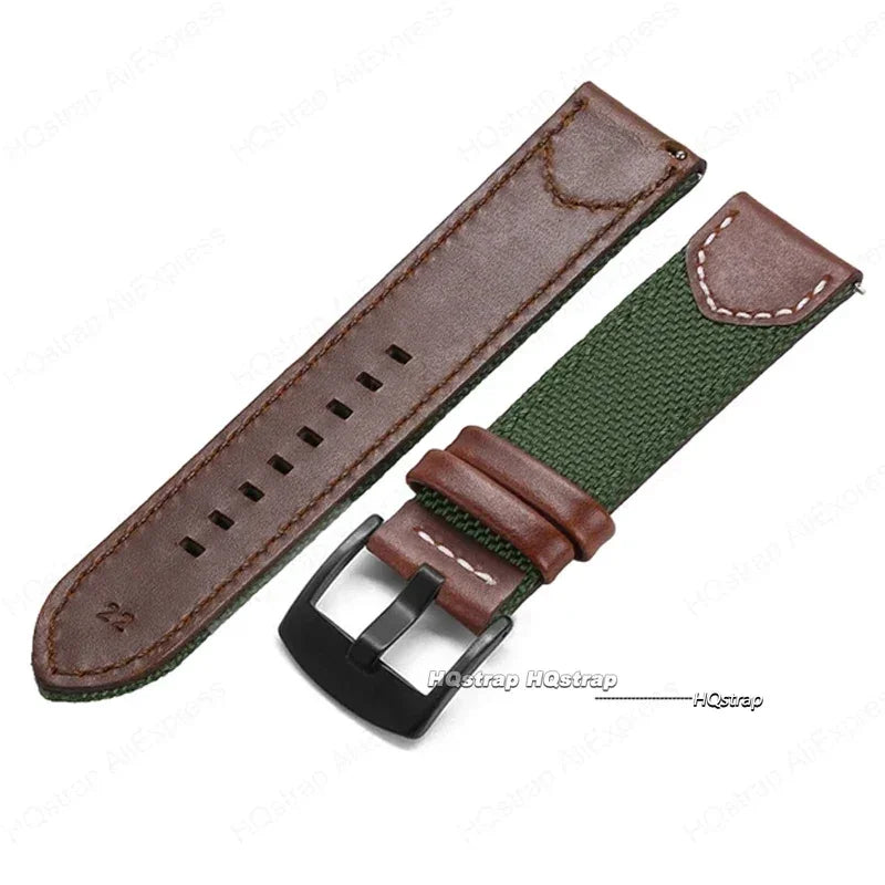 CowLost | product_id-hqstrap-quick-release-waterproof-nylon-leather-watch-strap-20mm-22mm-for-huawei-unisex-sport-wristband |11