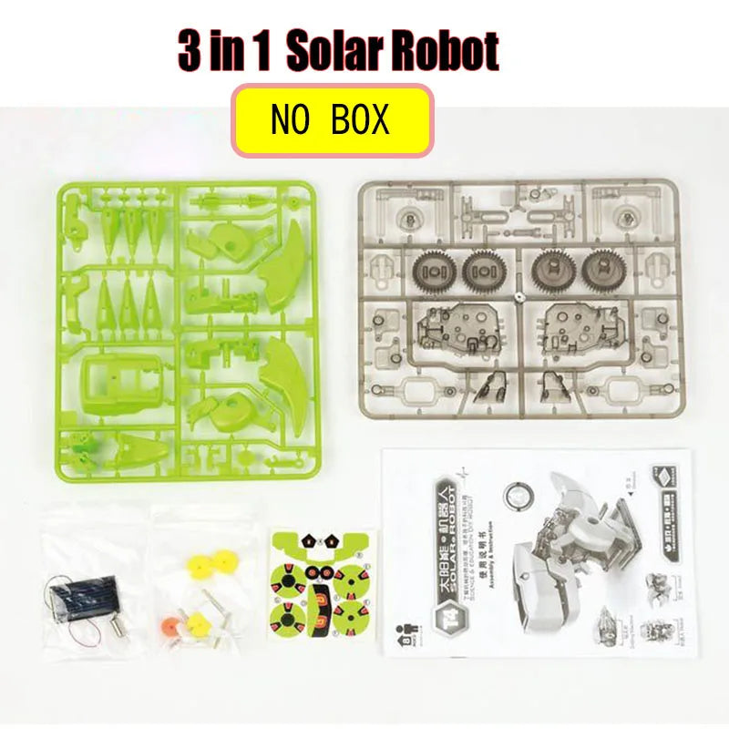 Dinosaur Solar Powered STEM DIY Robot Science Toy Kit for Kids