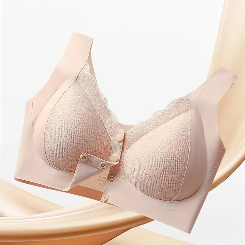 CowLost | product_id-vest-style-front-button-seamless-wire-free-bra-with-adjustable-straps-plus-sizes-for-small-breasts |2