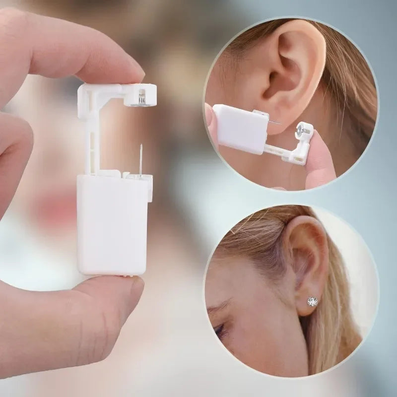 1/4Pcs Disposable Sterile Painless Ear Piercing Tools Set Safe Without Inflammation
