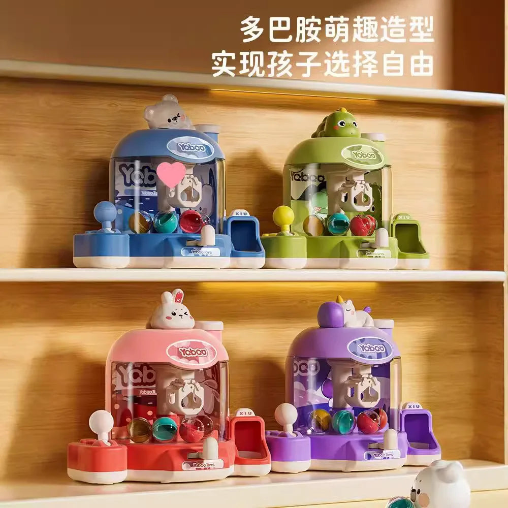 Kids Mini Doll Claw Machine Arcade Toy with Music and Lights