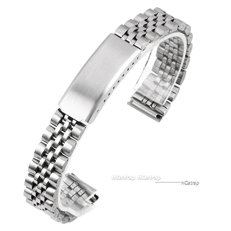 Stainless Steel Watchbands 12-22mm with Folding Clasp for Casio & Seiko