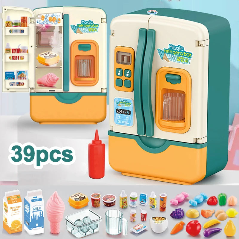 CowLost | fencing-barriers-kids-mini-electric-double-door-play-refrigerator-toy |11