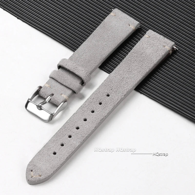 CowLost | product_id-vintage-leather-suede-quick-release-watch-strap-14-22mm-gray-blue-brown |20