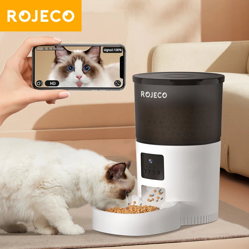 CowLost | 3d-printer-accessories-rojeco-3l-smart-automatic-cat-feeder-with-720p-camera |1