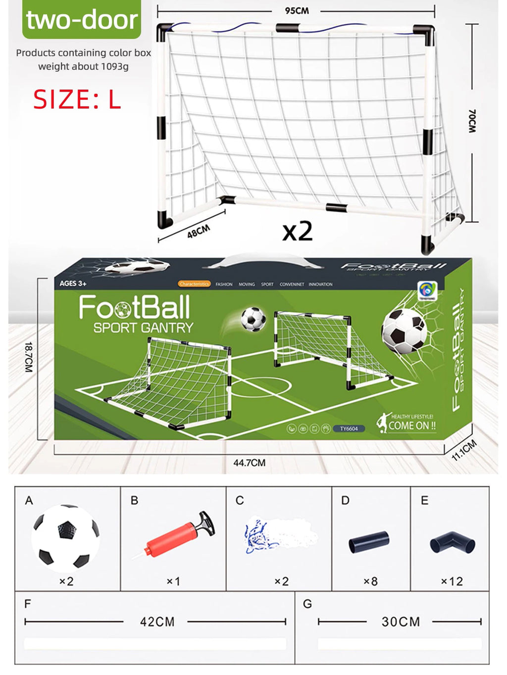 CowLost | product_id-childrens-foldable-football-goal-with-pump-and-ball-outdoor-soccer-training-toy |14