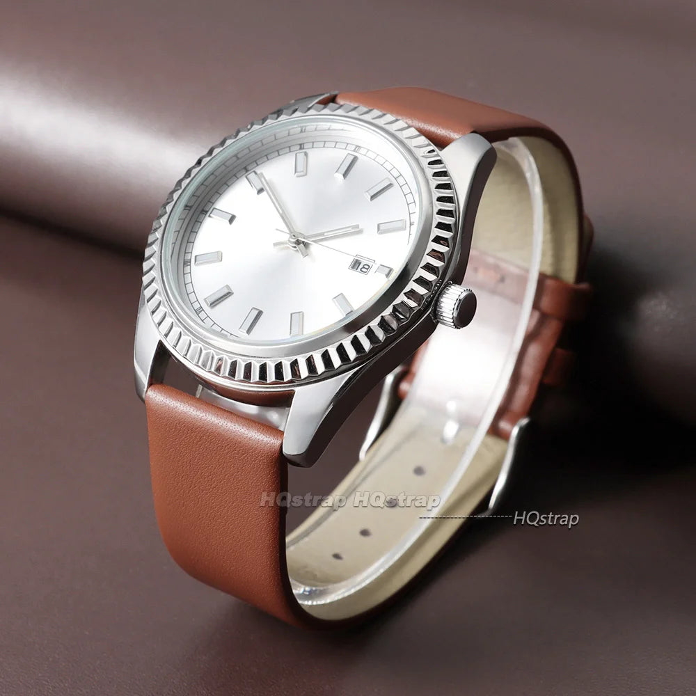 CowLost | watch-bands-product_id-ultra-thin-cowhide-leather-watchband-18mm-22mm-with-pin-buckle-brown-blue-black |12