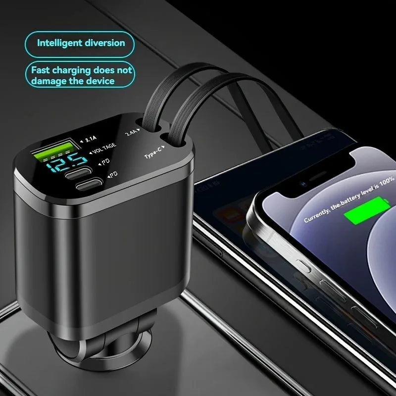 CowLost | product_id-one-to-five-vehicle-mobile-phone-charger-with-super-fast-charging-and-ambient-starry-light |7