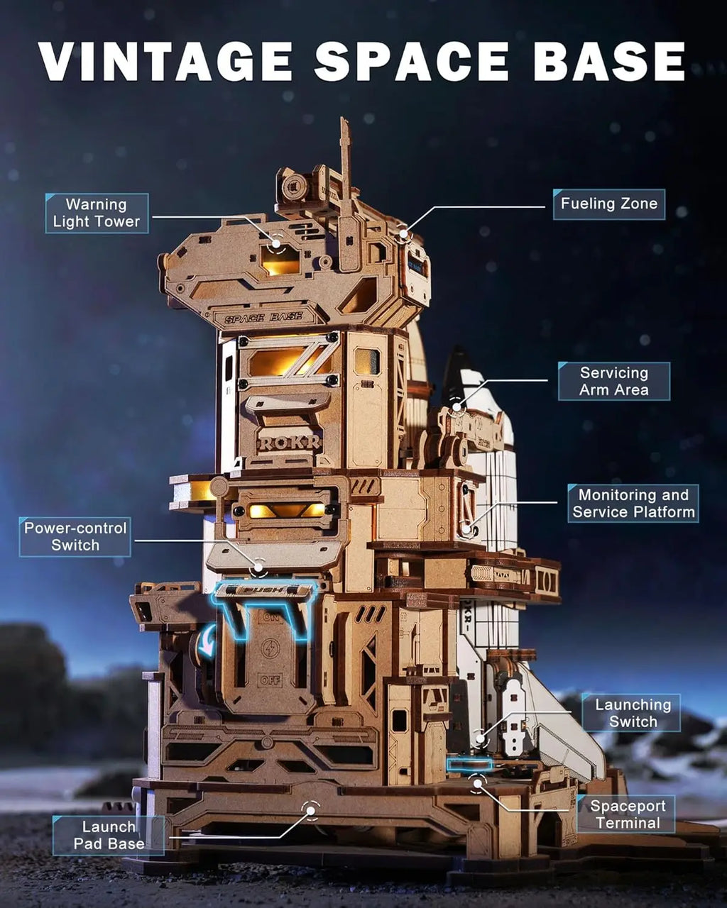 CowLost | fencing-barriers-robotime-rokr-3d-wooden-space-shuttle-puzzle-model-kit |4
