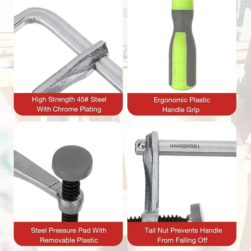 CowLost | 120-160-200-300mm-woodworking-guide-rail-clamp-dovetail-clamps-quick-screw-clamp-for-carpentry-table-track-saw-rails-tools |5