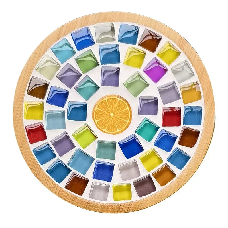 CowLost | product_id-handmade-diy-mosaic-bamboo-cup-mat-coaster-heart-square-parent-child-educational-toy |8