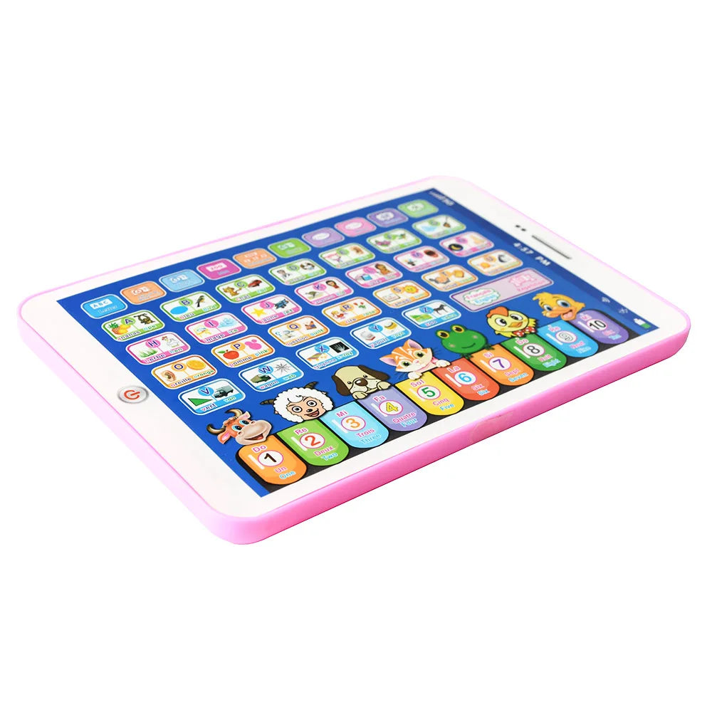 Bilingual French Arabic English Early Learning Educational Toy for Children Preschool Pad