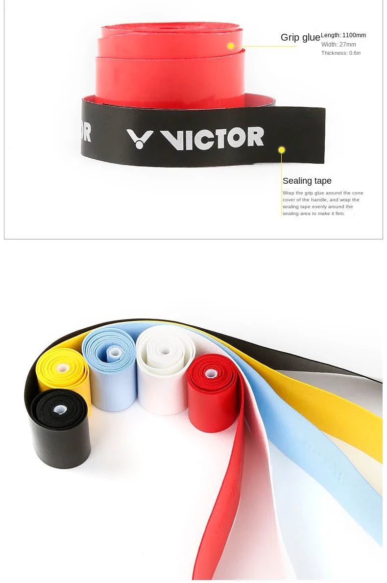 CowLost | sporting-goods-10pcs-victor-original-hand-glue-sweat-absorbent-non-slip-badminton-racket-strap-gr200 |8