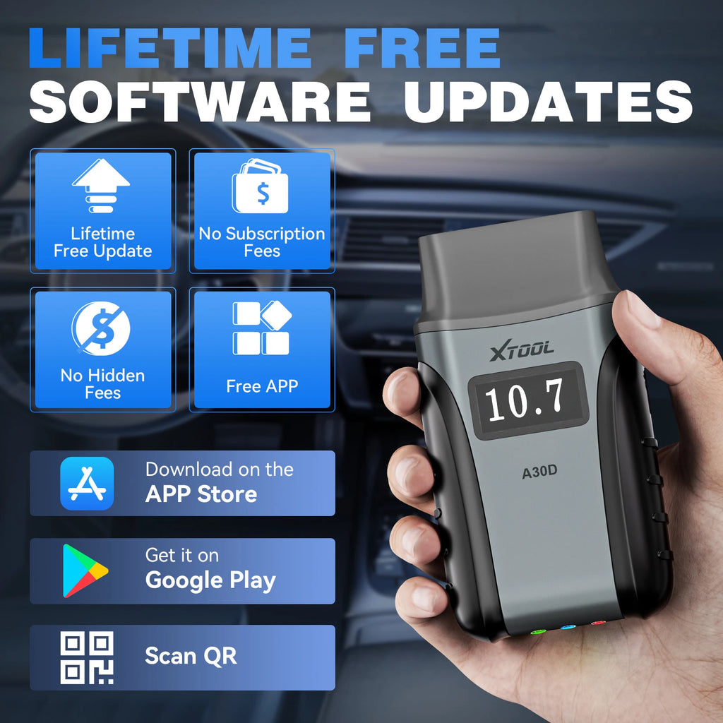 CowLost | xtool-anyscan-a30d-car-diagnostic-tools-bi-directional-obd2-scanner-a30d-v2-0-can-fd-fca-19-services |3