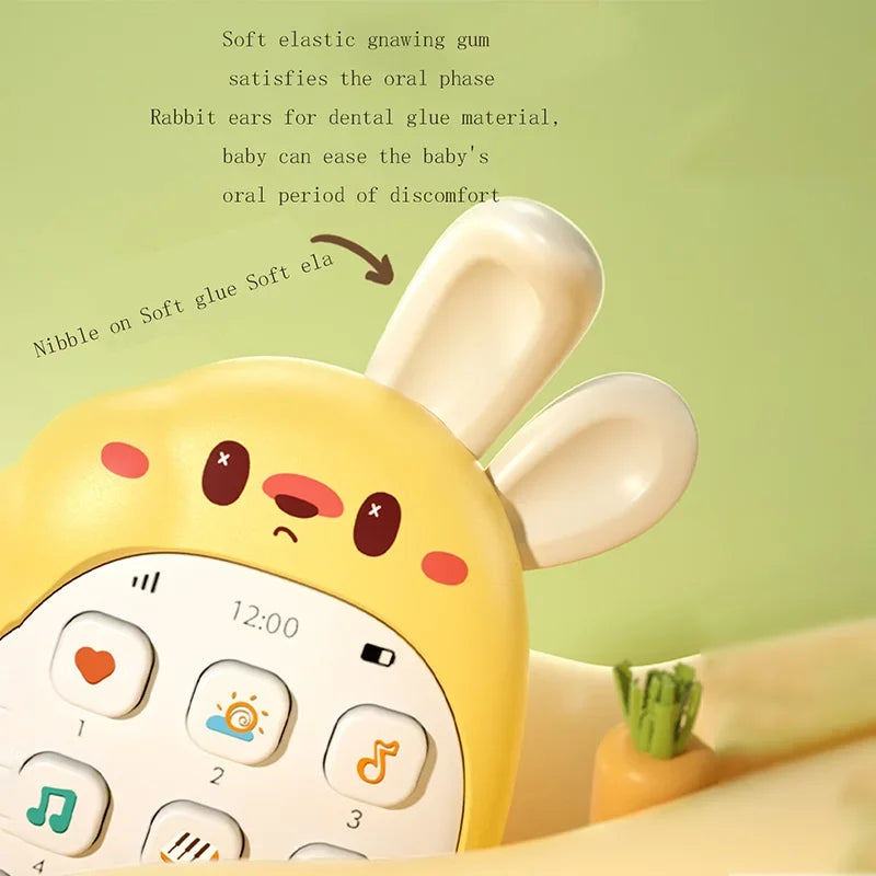 CowLost | product_id-baby-chewing-toy-phone-non-toxic-odorless-music-rabbit-toy-no-battery |1