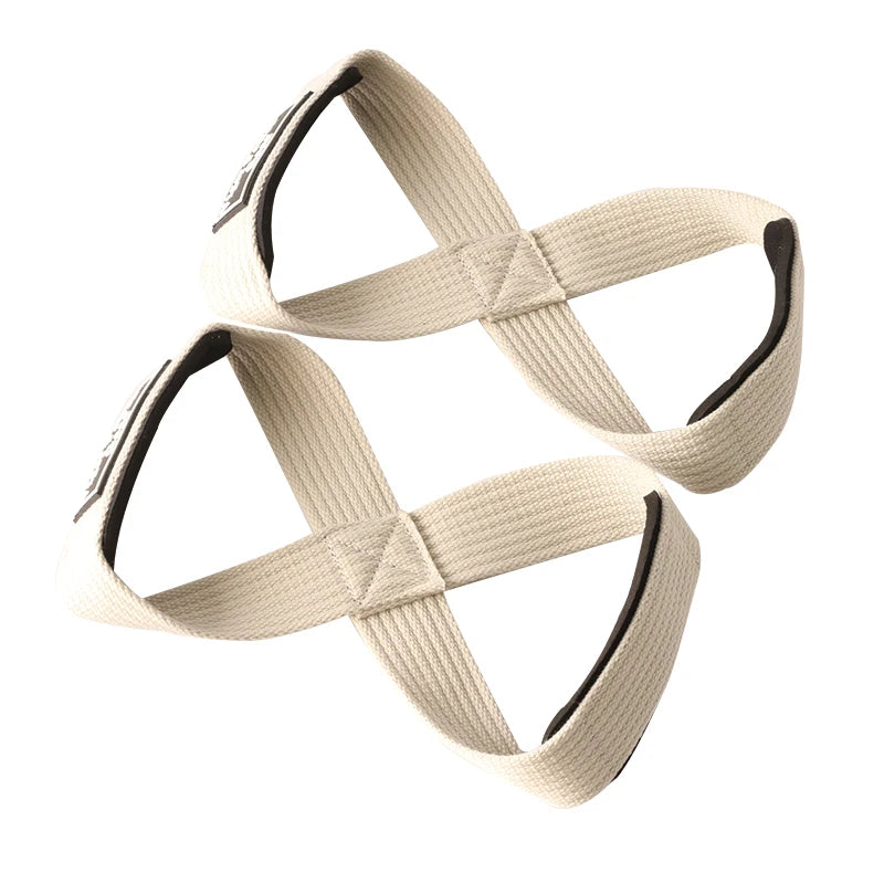 CowLost | sporting-goods-power-grip-powerlifting-figure-8-gym-wrist-straps-cross-training |13