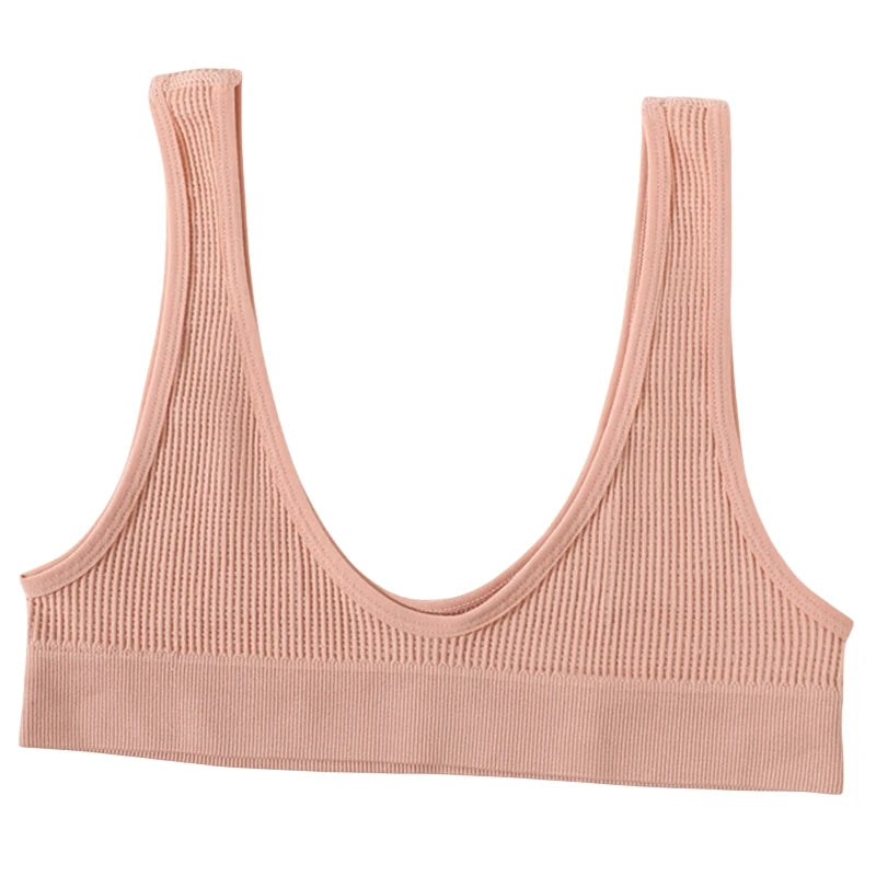 CowLost | product_id-3pcs-seamless-wireless-push-up-u-shape-bras-for-women-comfort-sport |3
