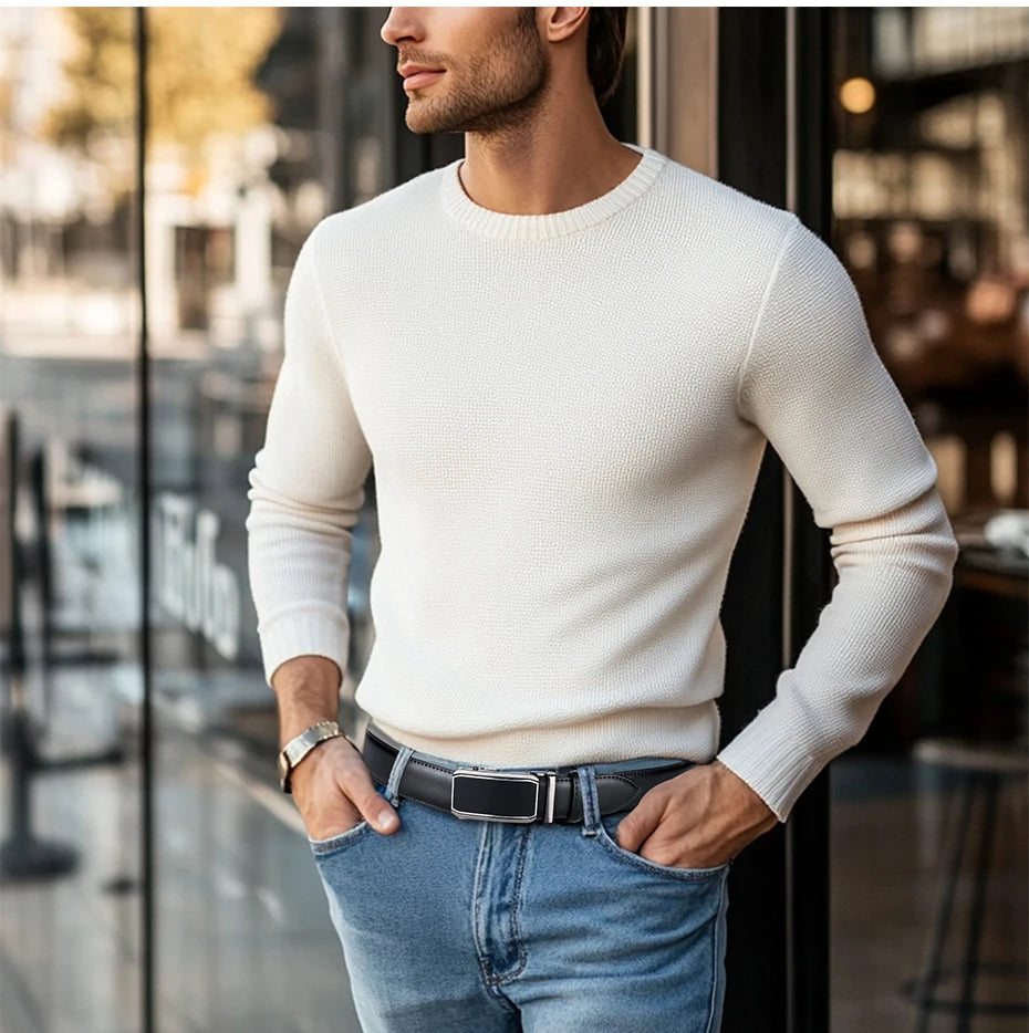 CowLost | maikun-leather-ratchet-belt-for-men |12