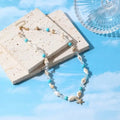 CowLost | bohemian-mixed-color-rice-beads-necklace-for-women-sea-shell-starfish-conch-pendant-beaded-clavicle-choker-beach-party-jewelry |18