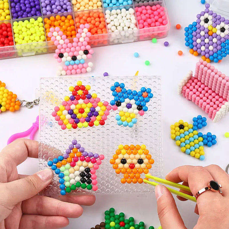 300pcs DIY Water Spray Beads 36 Colors Refill Crystal Puzzle Toy Set