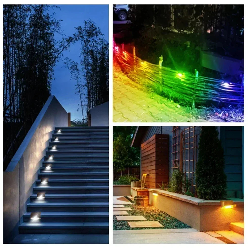 CowLost | product_id-4pcs-solar-waterproof-led-deck-step-fence-lights-for-outdoor-yard-garden |12
