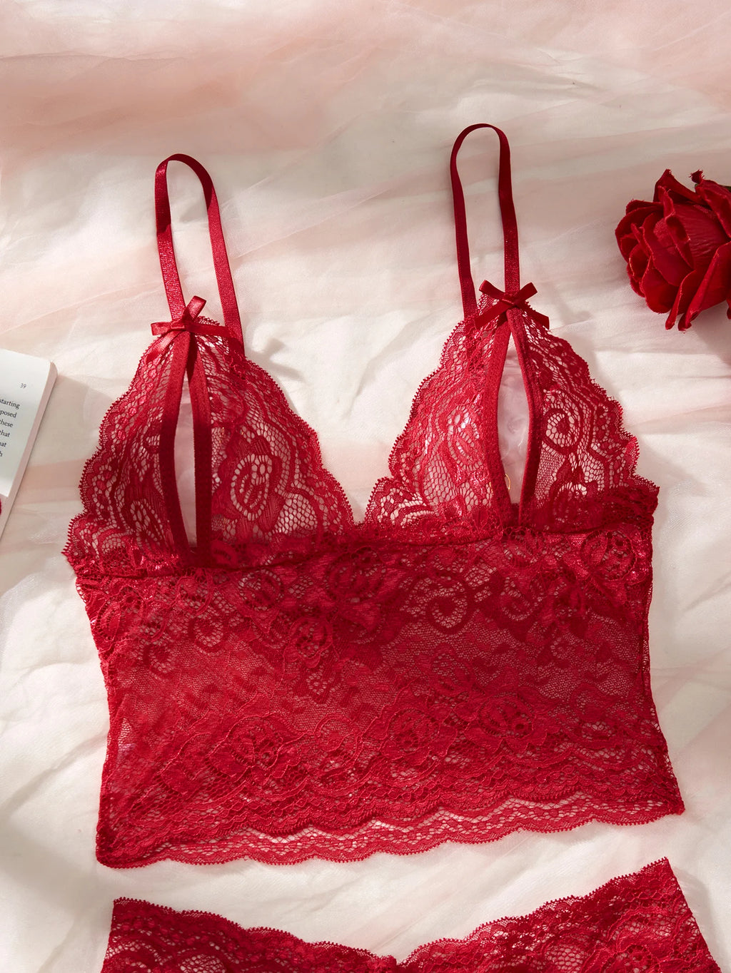 CowLost | women-floral-sexy-lingerie-set-perspective-bra-and-crotchless-panties-sets |13