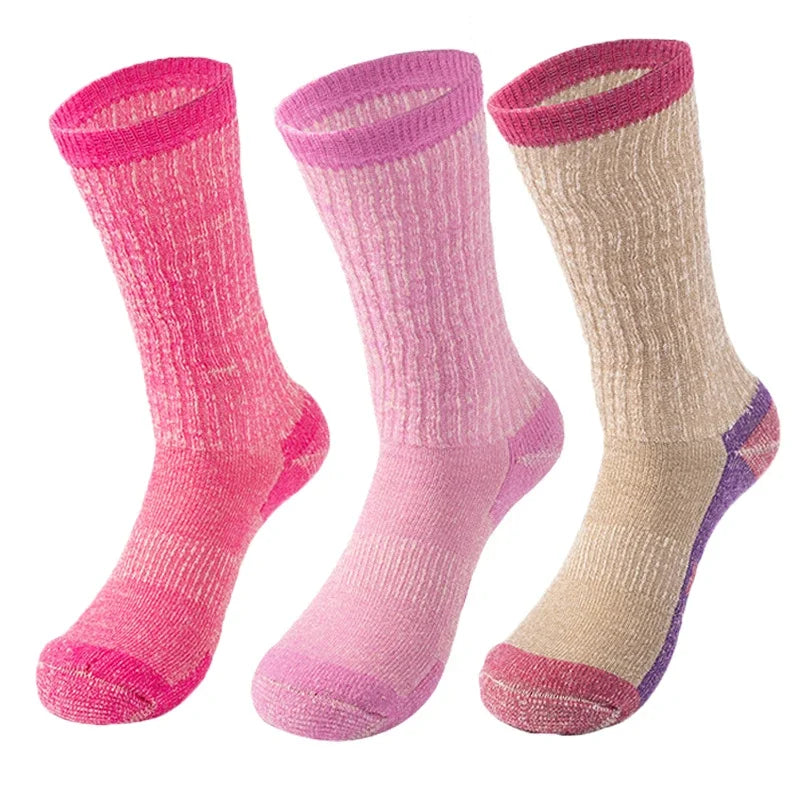 CowLost | uncategorized-merino-wool-hiking-thermal-midweight-cushion-winter-boot-socks-3-pack |23
