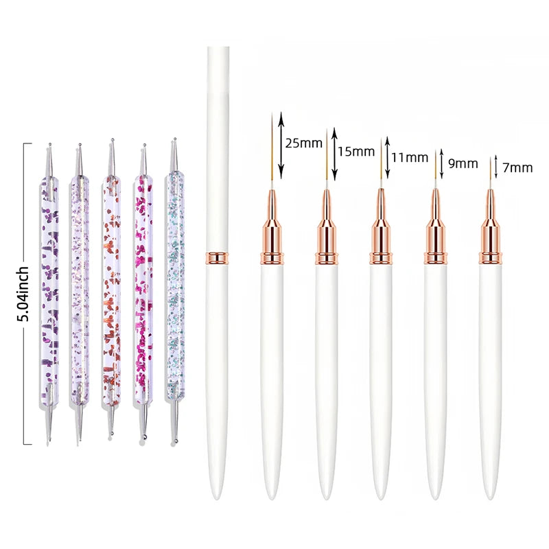 CowLost | tools-nail-liner-brush-set-5pcs-uv-gel-manicure-tools |24