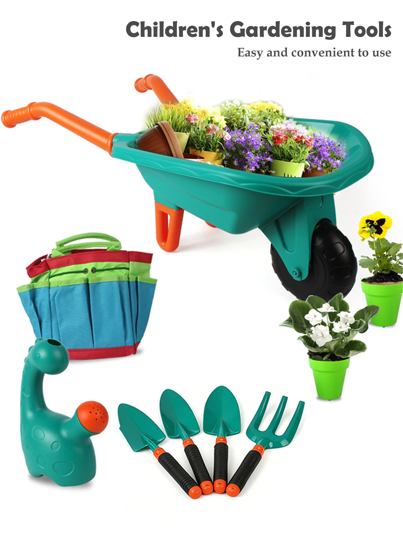 CowLost | product_id-kids-gardening-tool-set-with-cart-apron-gloves-outdoor-garden-toys-for-boys-and-girls |13