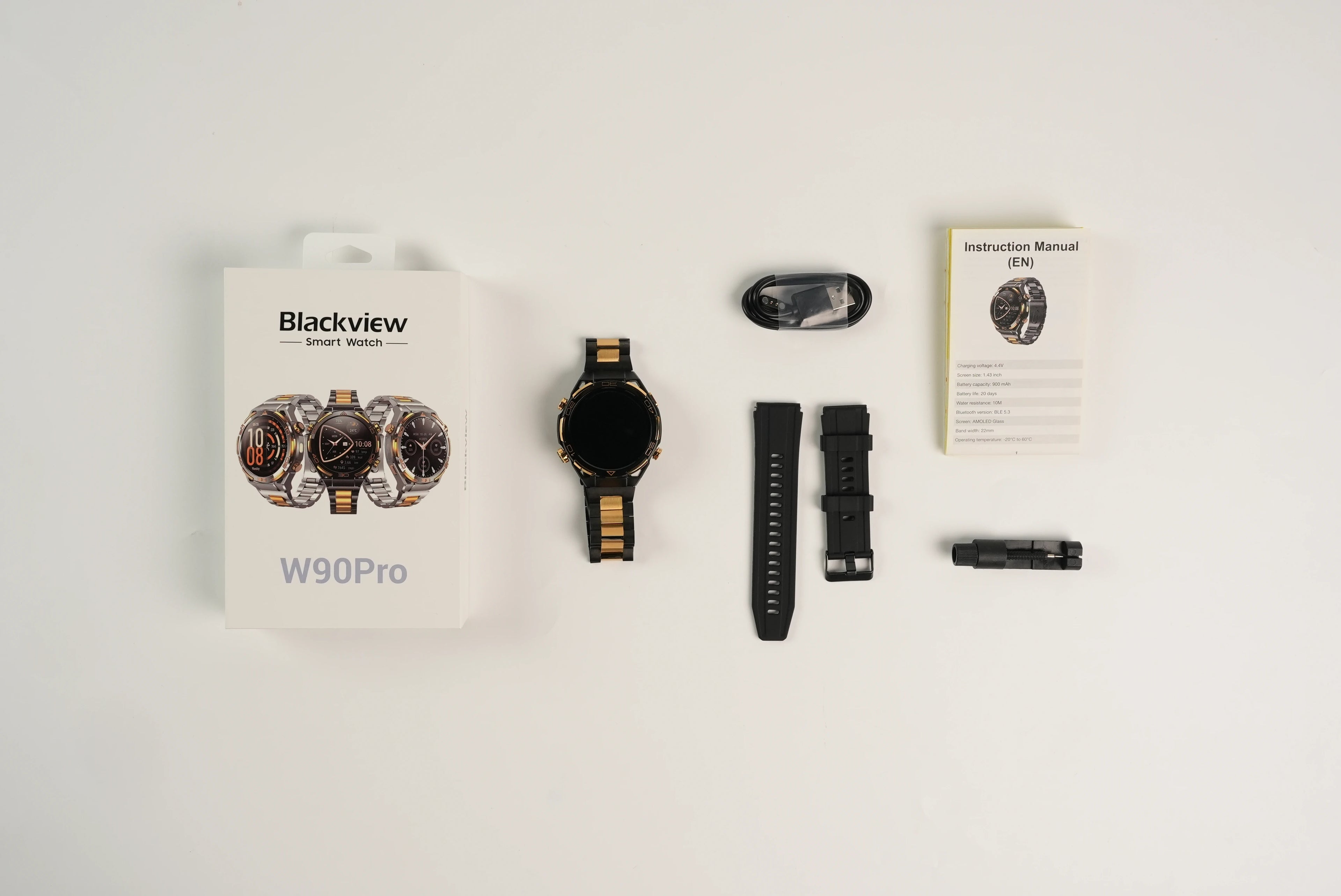 CowLost | blackview-w90-pro-smartwatch-1-43-amoled-display |22