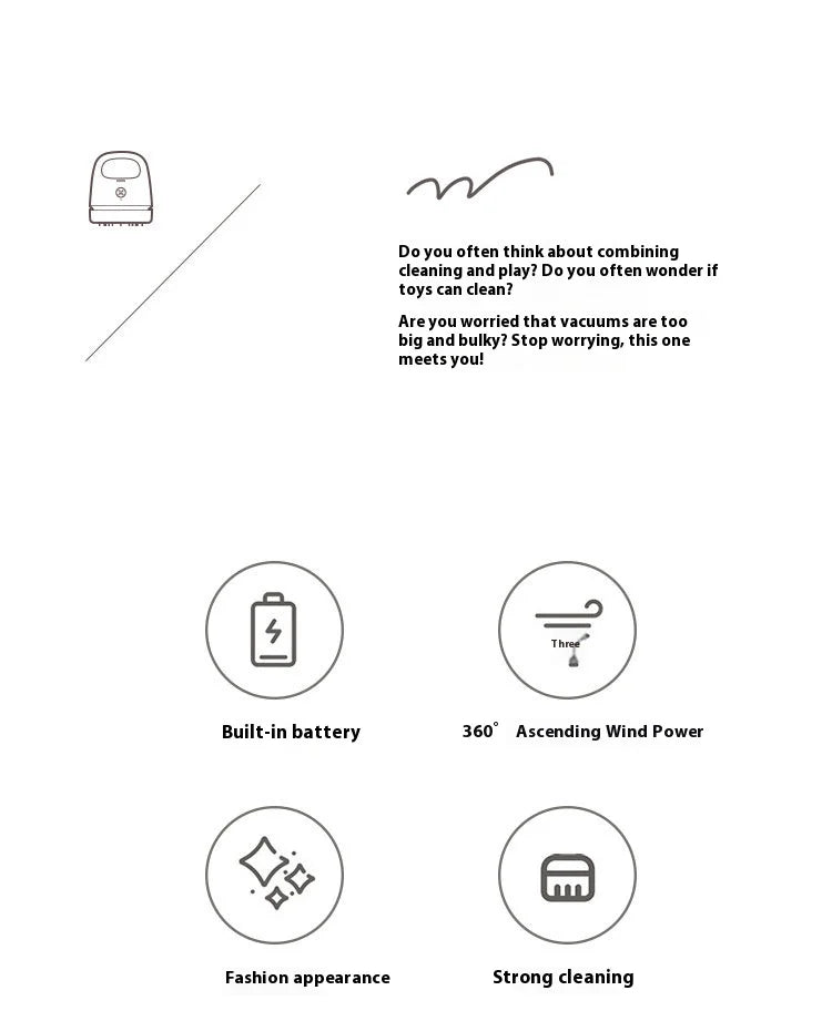 CowLost | product_id-homefish-mini-usb-desk-vacuum-cleaner-with-brush-for-home-and-office |8