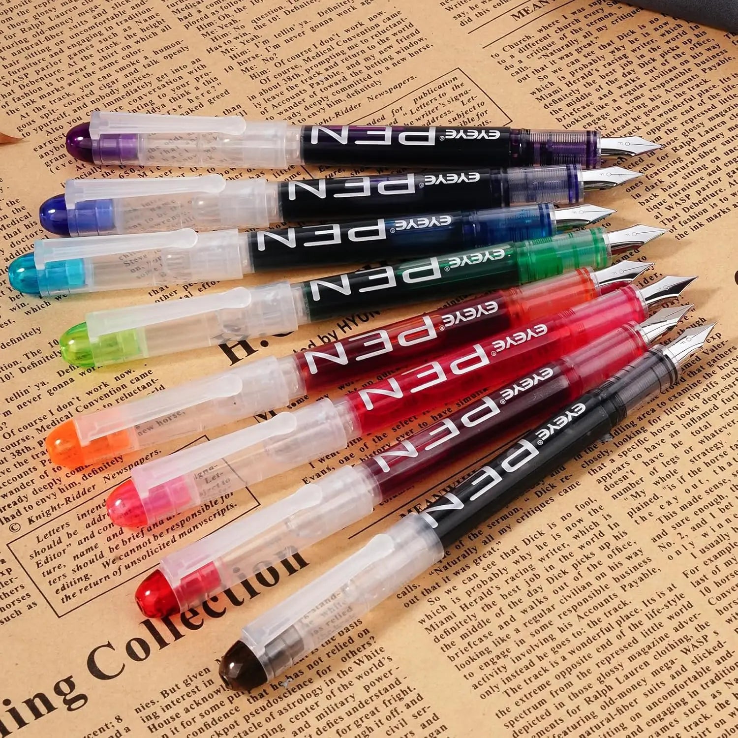 CowLost | pens-product_id-disposable-straight-fountain-pens-with-quick-drying-ink-smooth-multicolor-writing-set |11