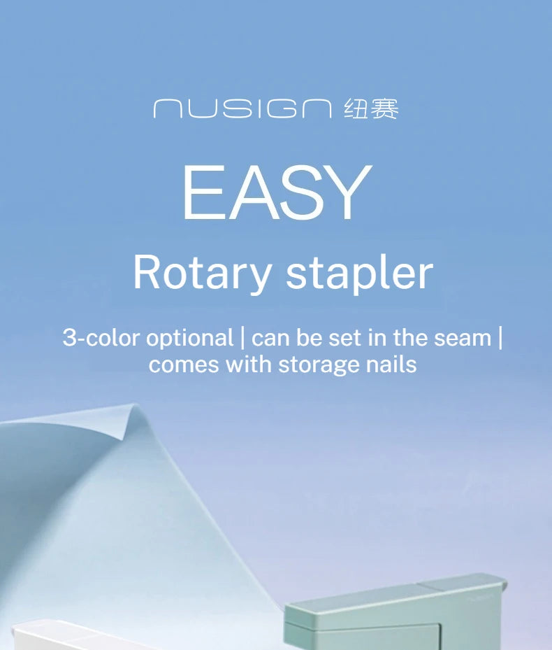 CowLost | nusign-multi-functional-rotary-stapler-stylish-desk-accessory |7