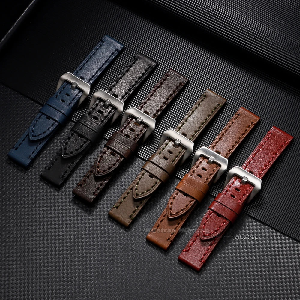CowLost | bracelets-product_id-vintage-brown-cowhide-leather-watch-strap-for-panerai-seiko-18-26mm-unisex |2