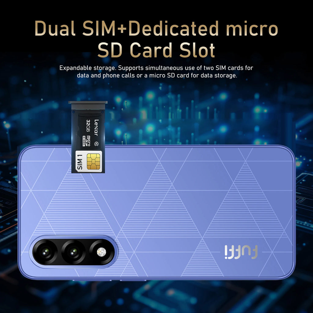 Fuffi S26 Pro Smartphone Android 24MP+48MP 8GB RAM 256GB ROM 5.3 inch Phone 720x1612HD 4100mAh 4G Network Mobile phone