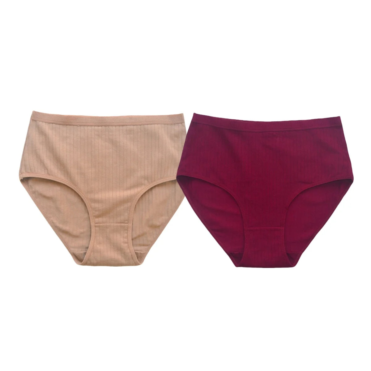 CowLost | product_id-2-pack-women-s-plus-size-high-waist-cotton-briefs-m-xxl-breathable-panties |27