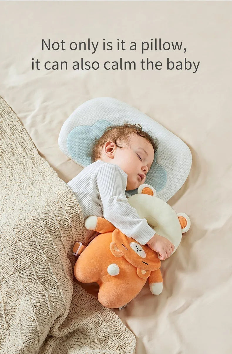 CowLost | aibedila-newborn-head-back-protector-baby-protect-pillow-learn-walk-headgear |16