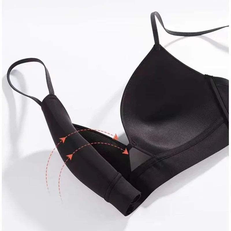 CowLost | product_id-wireless-nude-seamless-small-bra-for-women-thin-wire-free-slightly-gathered-comfortable-traceless |3