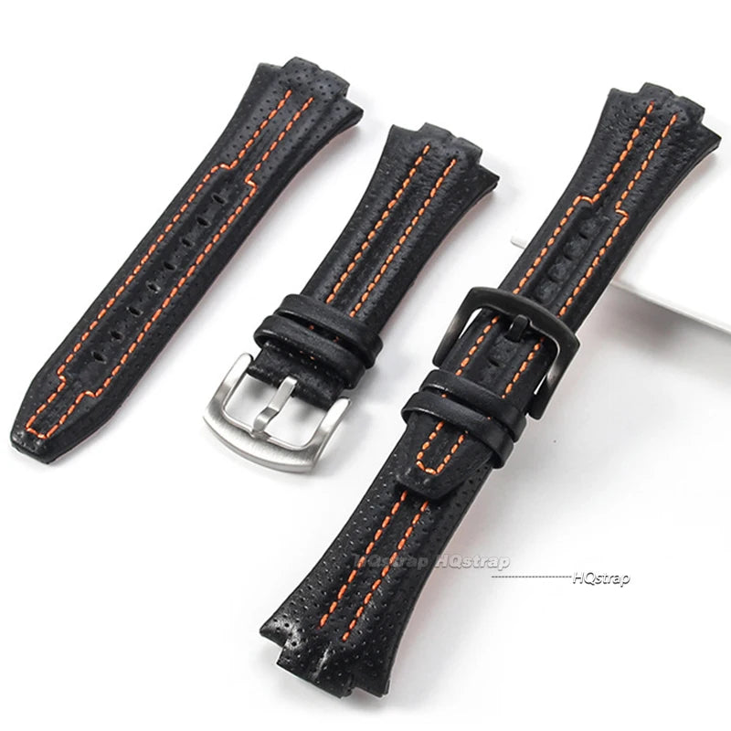 CowLost | bracelets-product_id-genuine-leather-waterproof-watchband-15x27mm-for-seiko-snl021p1-snl017p1-sna595p2-snl029p2-black-wrist-strap |10