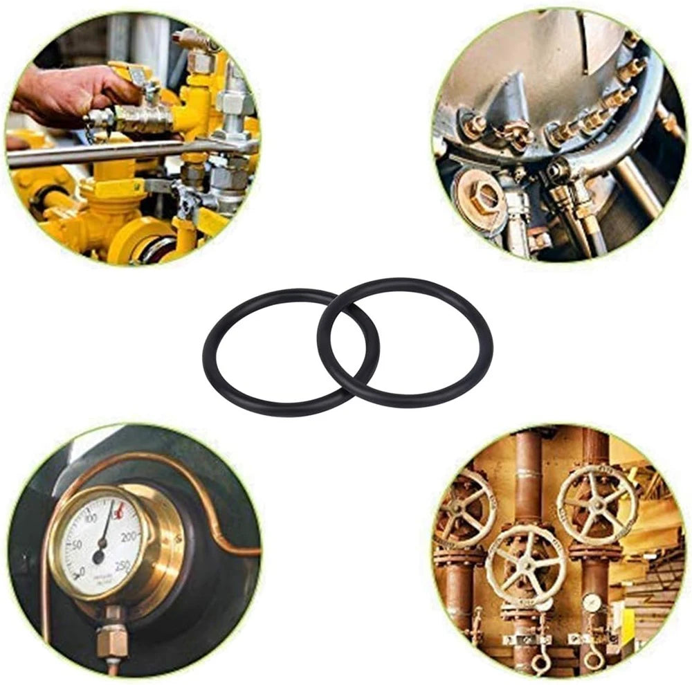 CowLost | o-ring-assortment-kit-set-nitrile-rubber-high-pressure-o-rings-nbr-sealing-kit-for-plumbing-automotive-and-faucet-repair-o-rings |30
