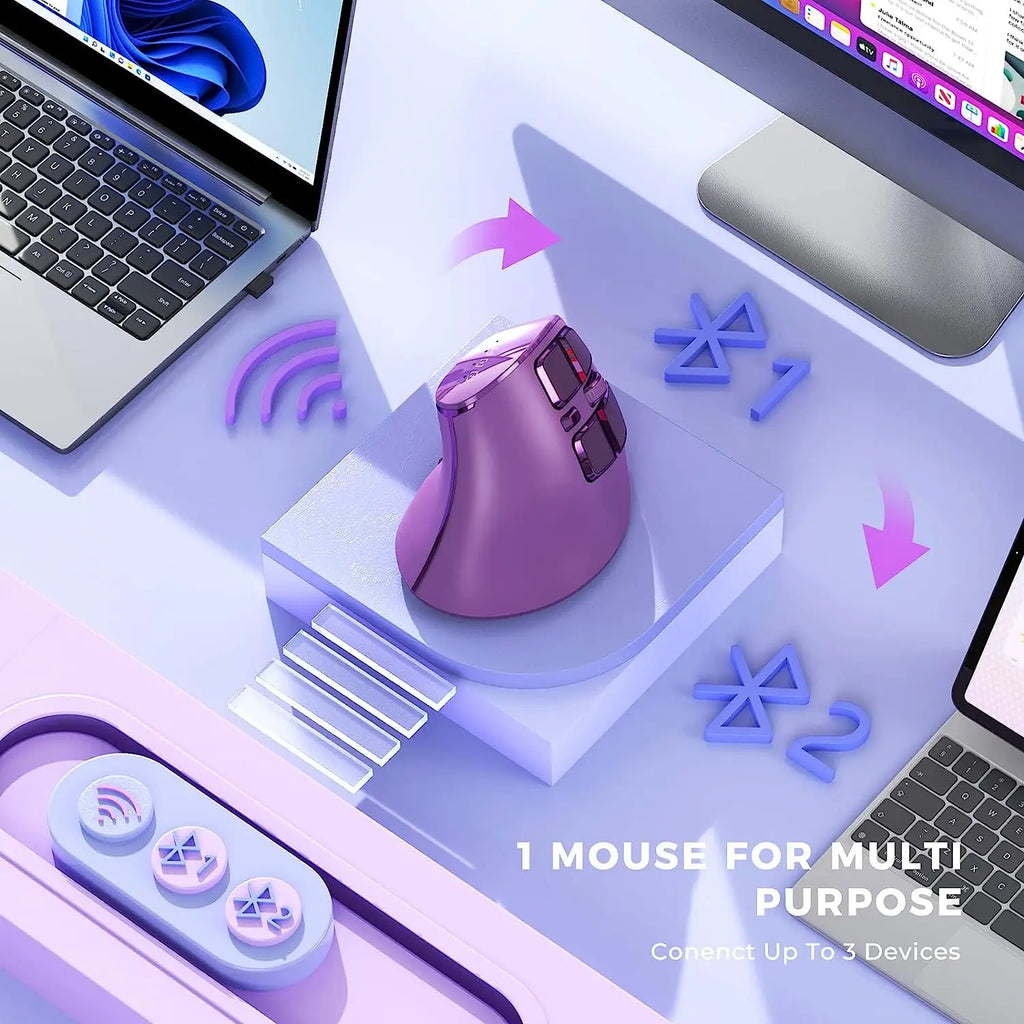 CowLost | product_id-seenda-ergonomic-rechargeable-bluetooth-5-0-2-4g-wireless-vertical-mouse-for-mac-windows-purple |5