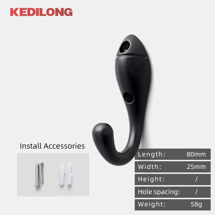 CowLost | modern-minimalist-zinc-alloy-black-clothes-hook-furniture |22