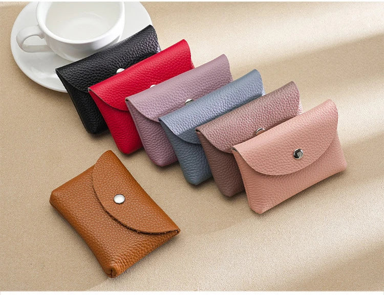 CowLost | activewear-pants-genuine-top-layer-cowhide-coin-purse-for-women |5