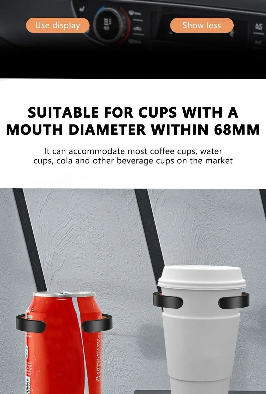 CowLost | cup-racks-product_id-foldable-car-air-vent-cup-holder-drink-bottle-stand-organizer |8