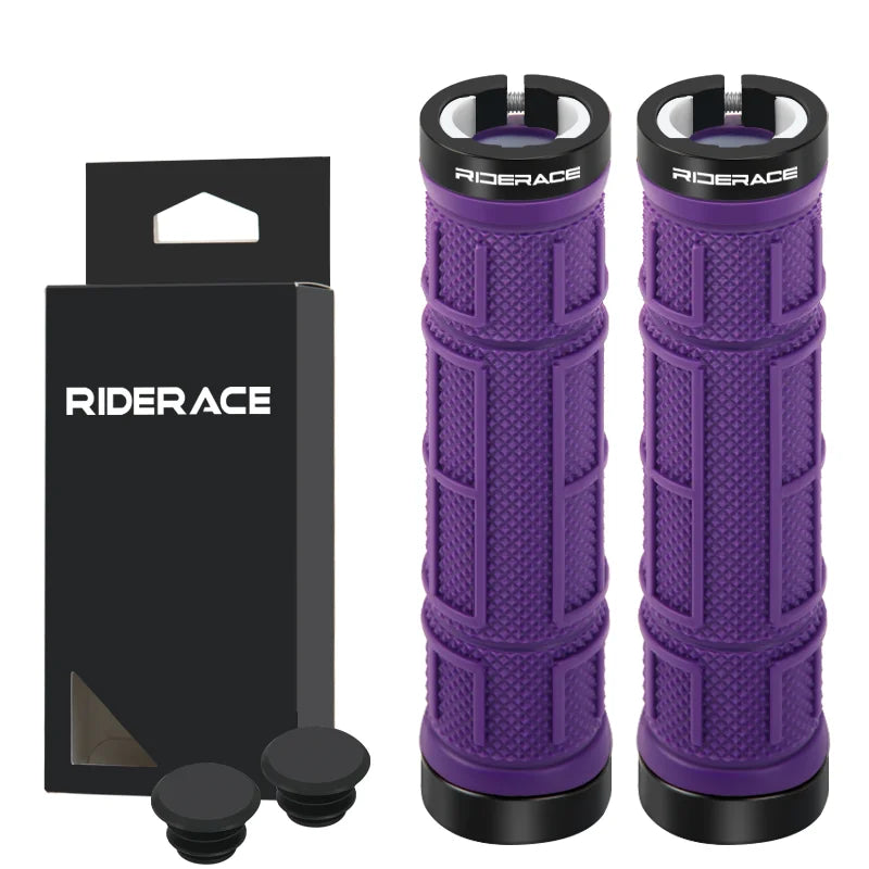 CowLost | riderace-bicycle-grips-lock-on-mountain-bike-handle-bar-cover-ergonomic-tpr-rubber-shockproof-non-slip-cycling-handlebar-grip |16