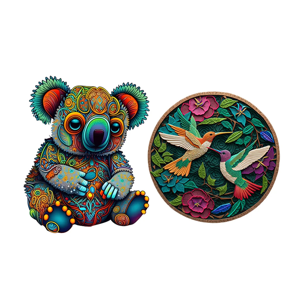 CowLost | product_id-koala-wooden-jigsaw-puzzle-irregular-animal-pattern-educational-toy-gift-for-halloween-christmas |1