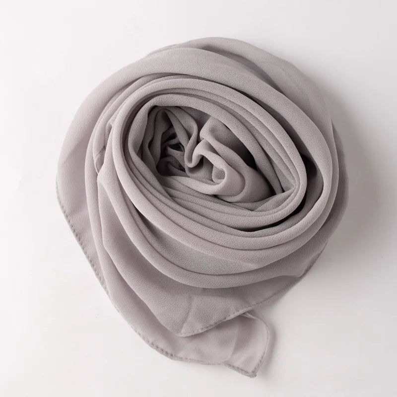 CowLost | 90-90cm-square-solid-color-women-chiffon-hijab |17
