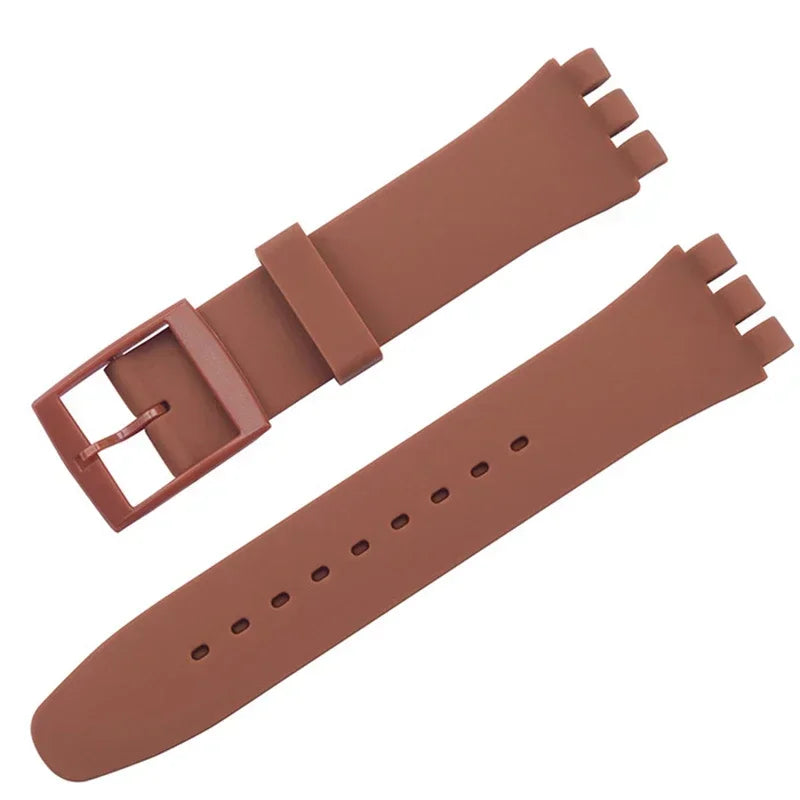 CowLost | product_id-waterproof-silicone-replacement-watch-strap-with-metal-pin-buckle-for-swatch-16-17-19-20mm-unisex |29