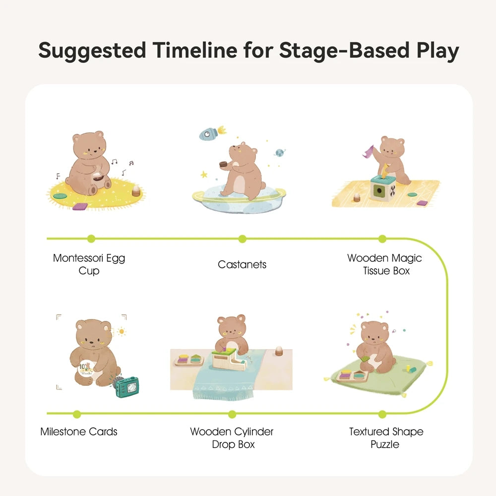 CowLost | cat-treats-8pc-wooden-montessori-toy-set-for-babies-0-12-months-early-education |9